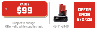 Milwaukee - Free MX Portable Battery Extension or Select M18 Tool w/ Select MX FUEL Kit