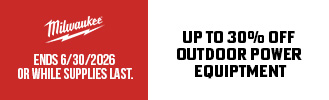 Milwaukee - Up to 30% Off Outdoor Power Equipment