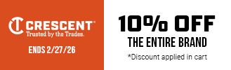 Crescent - 10% Off All Crescent products