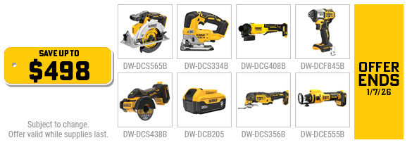 2 Free Select 20V Bare Tools w/ 20V MAX 5.0Ah Battery 2-Pack Starter Kit