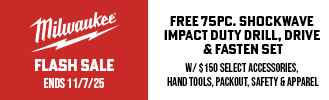 Free 75pc. SHOCKWAVE Impact Duty Drill, Drive & Fasten Set w/ $150 Select Accessories, Hand Tools, PACKOUT, Safety & Apparel