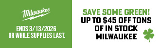 Milwaukee FLASH SALE - Save Some Green! Up to $45 Off Tons of In Stock Milwaukee