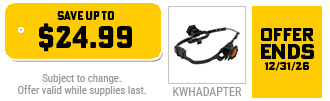 KLEIN-Free Hard Hat Adapter w/ Klein Welding Helmet