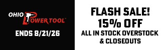OPT FLASH SALE - 15% Off All In Stock Overstock & Closeouts