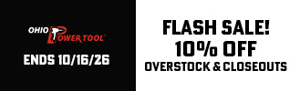 OPT FLASH SALE - 10% Off All Overstock & Closeout