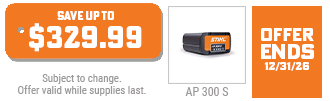 STIHL - Free 36V 7.8Ah Battery (STL-AP 300 S) w/ Purchase of AP Tools
